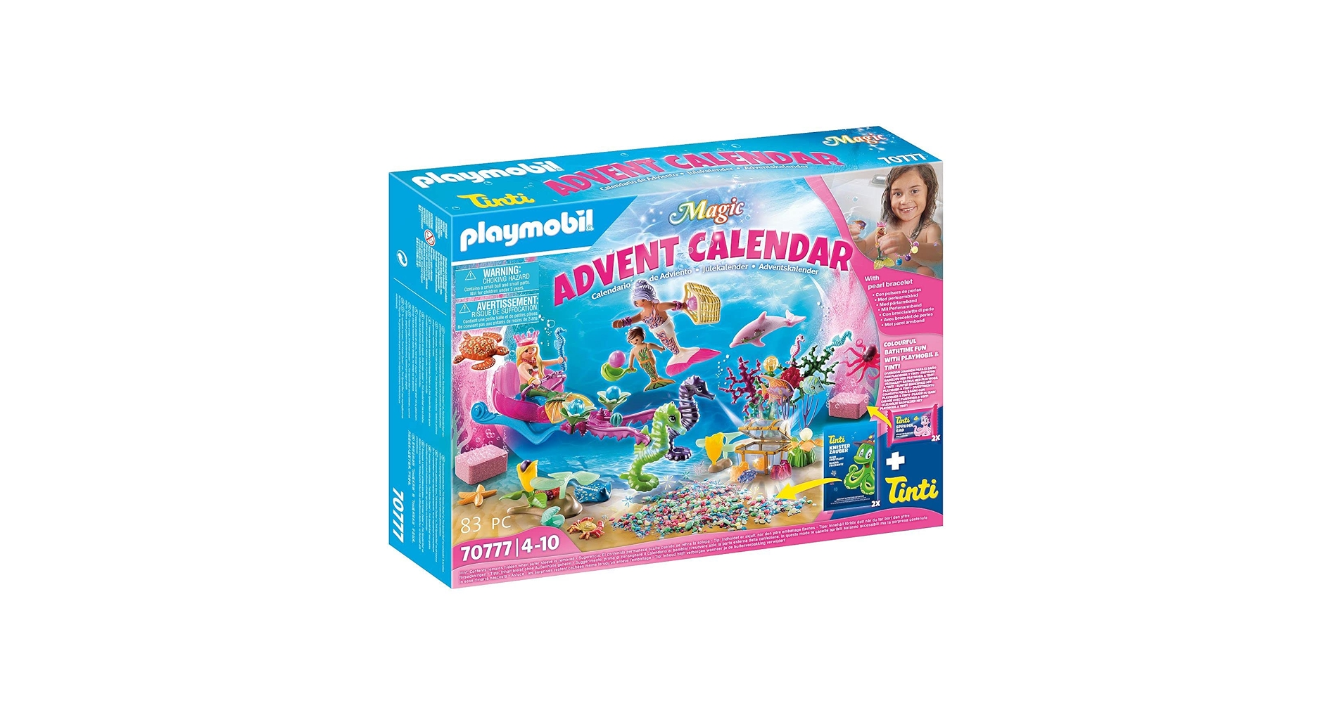 Amazon.com: Playmobil 70777 Advent Calendar Bathtime Fun
